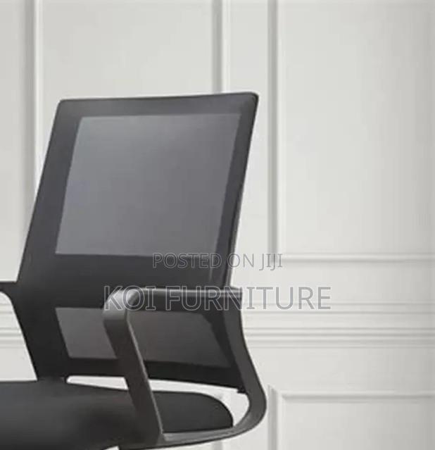 Office Chairs; Ergonomic Fabric Breathable Mesh Captains Chairs - thumbnail 2