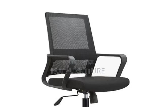 Office Chairs; Ergonomic Fabric Breathable Mesh Captains Chairs - thumbnail 8
