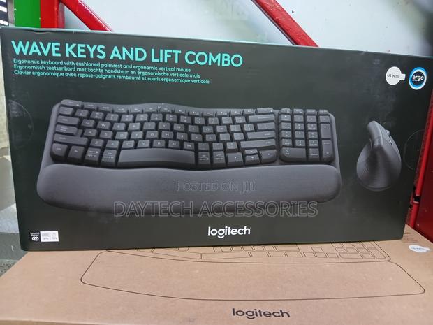 Logitech Wave Keys and Lift Combo – Ergonomic Keyboard and Mouse Combo - thumbnail 3