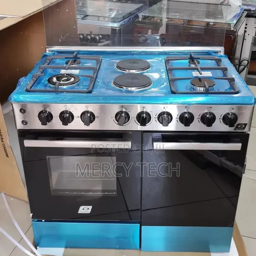 60*90cm Gas + Electric Cooker With Double Oven