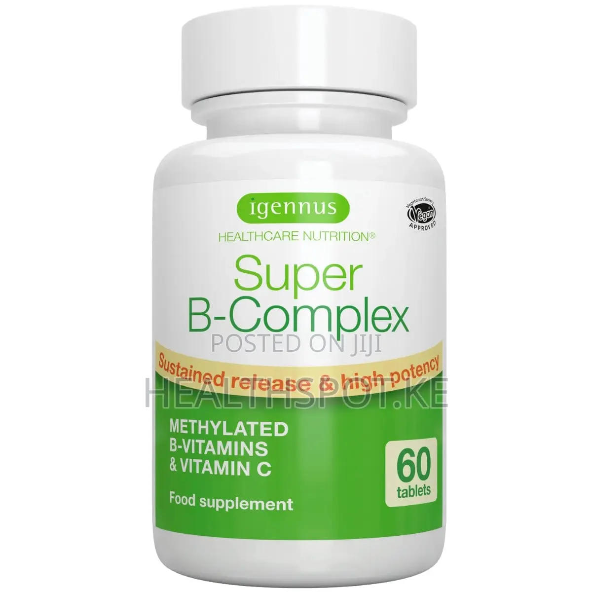 Igennus Super Vitamin B-Complex Methylated | Energy Mood Brain Kenya