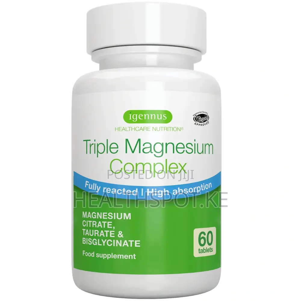Igennus Triple Magnesium Complex Chelated | Sleep Stress Kenya