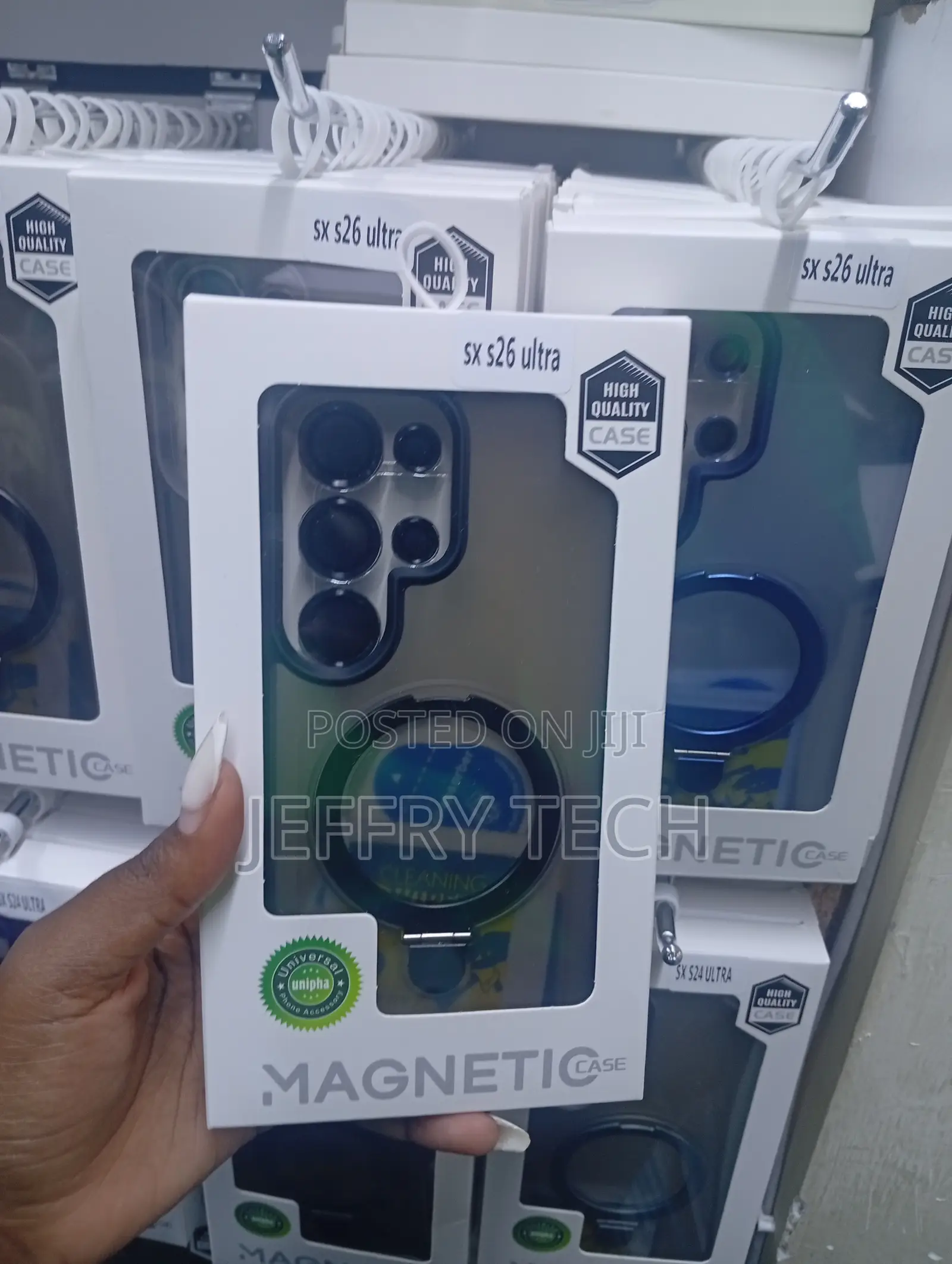 Samsung Galaxy S26 Ultra in Green "Magnetic Case