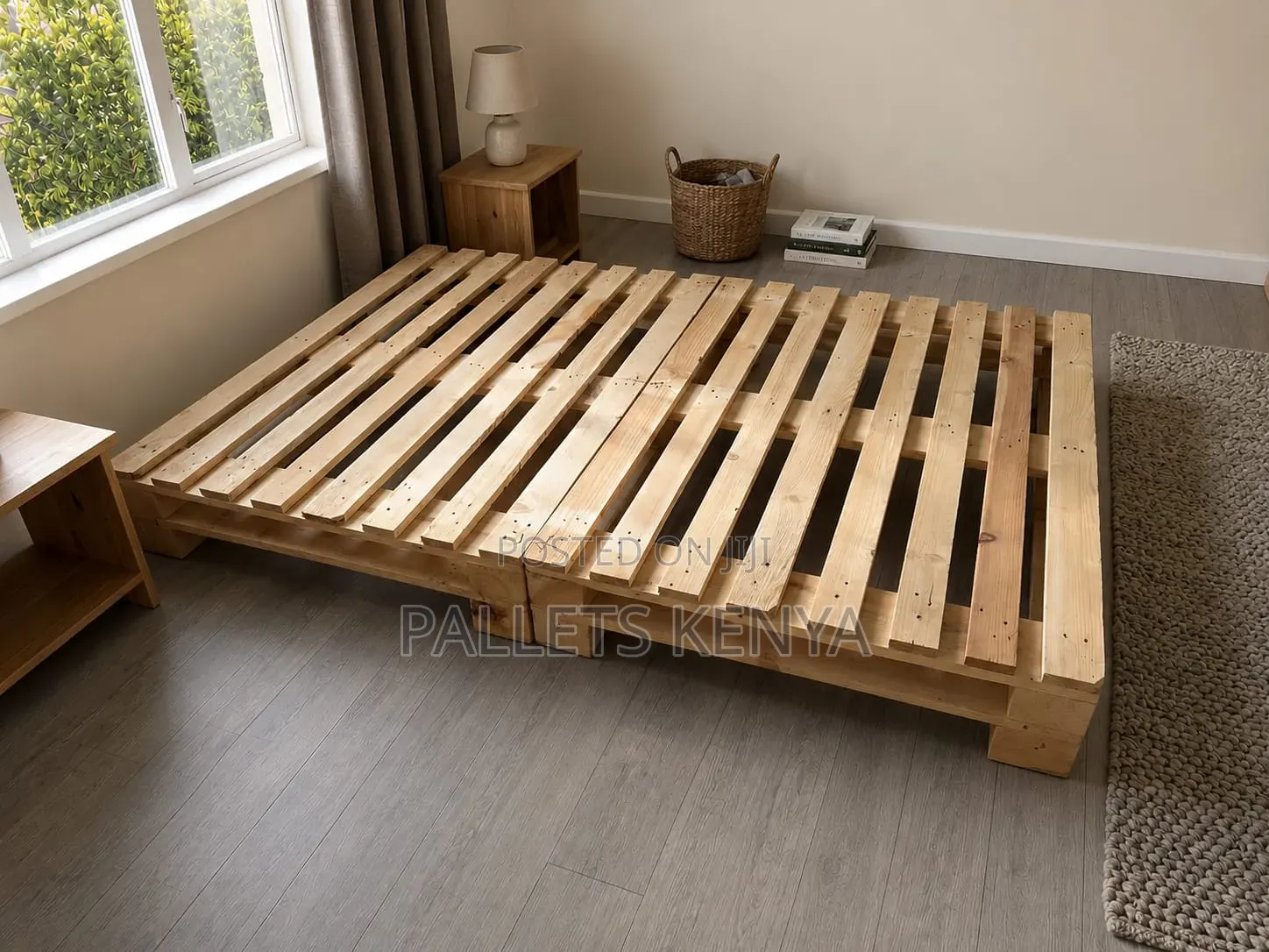 4×6 Pallet Bed – Strong Modern Wooden Bed Frame.989