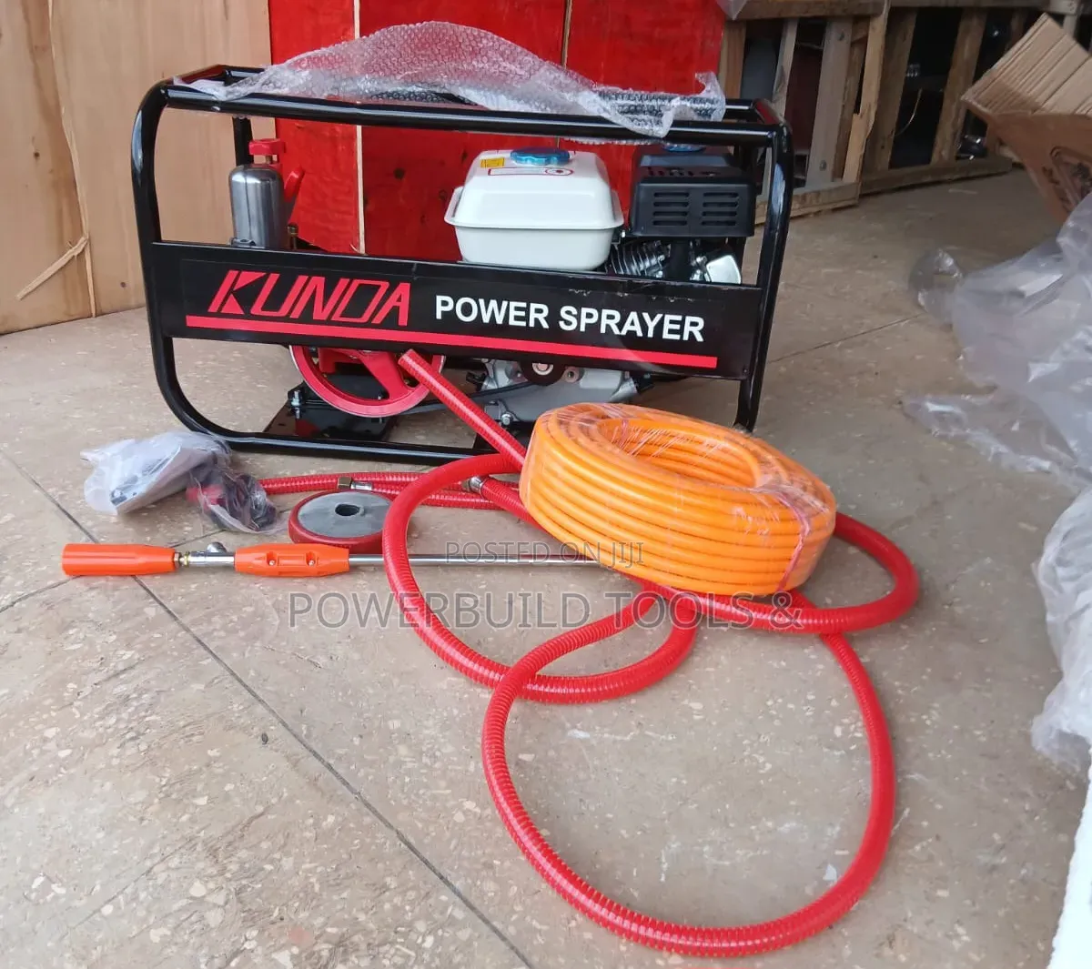 Kunda Power 4 Stroke Trolley Agricultural Sprayer 7.5hp Engine