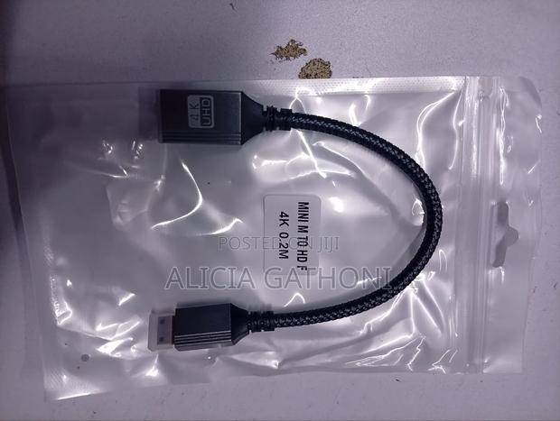 Mini Hdmi to Hdmi Adapter (Braided)