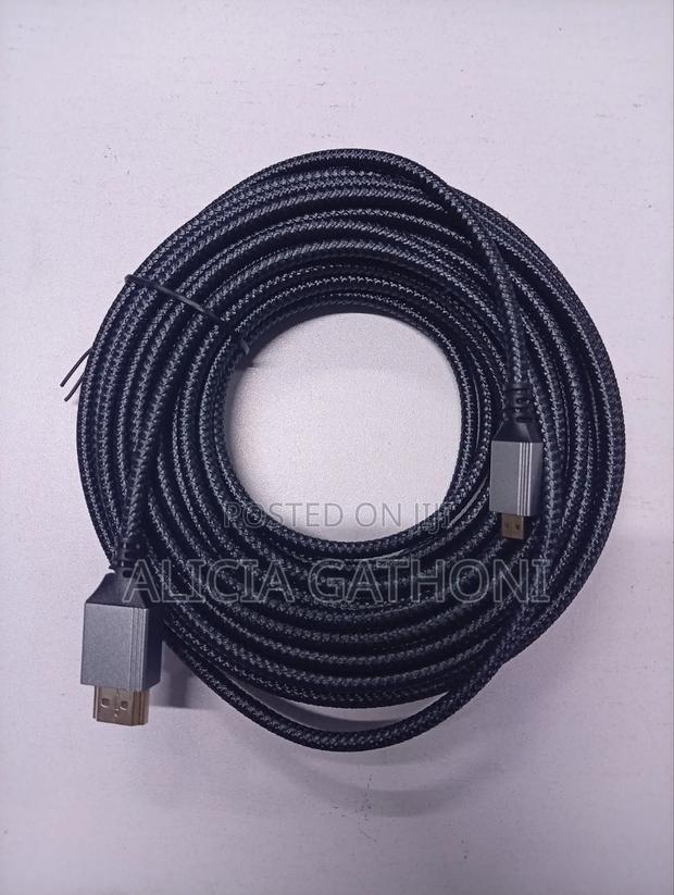 Micro Hdmi to Hdmi Length10mtrs New Braided