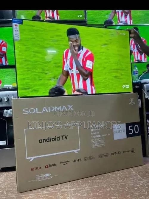 Solarmax 50inch Smart Android Tv Uhd Frameless Tv