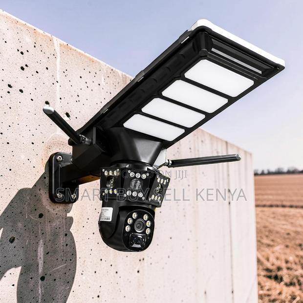 4g Wide Angle Solar Camera With Outdoor Security Solar Street Light