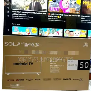 Solarmax 50inch Smart Android Tv Uhd Frameless Tv