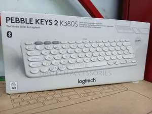 Logitech K380s Pebble Keys 2 Bluetooth Wireless Keyboard - White.