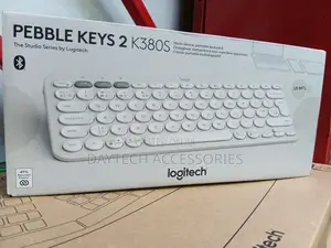 Logitech K380s Pebble Keys 2 Bluetooth Wireless Keyboard - White.