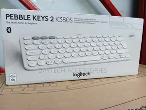 Logitech Pebble Keys 2 K380s Wireless Keyboard in White