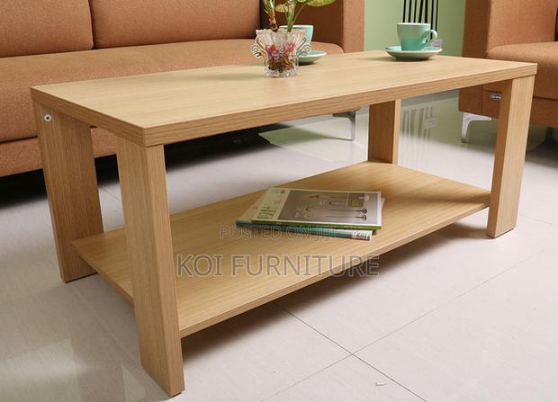 Coffee Table; Center Piece Master Mahogany Executive Coffe Table - thumbnail 5