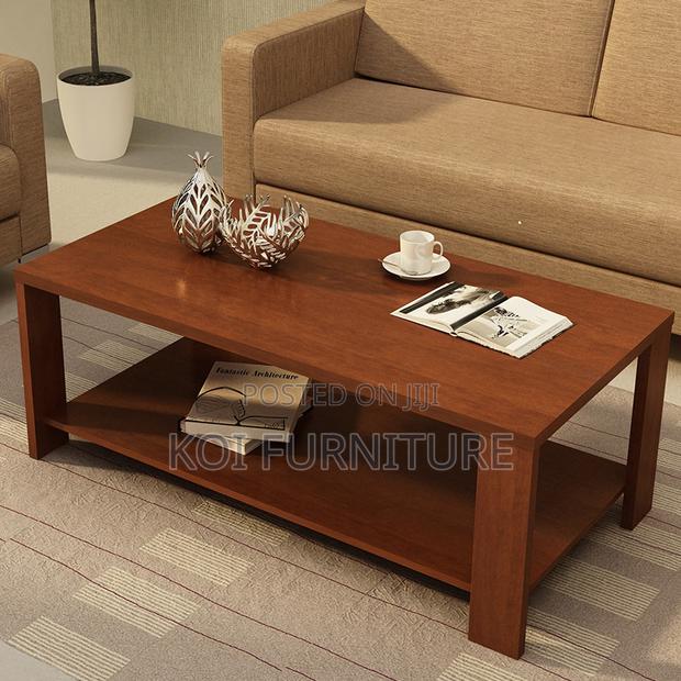 Coffee Table; Center Piece Master Mahogany Executive Coffe Table - thumbnail 7