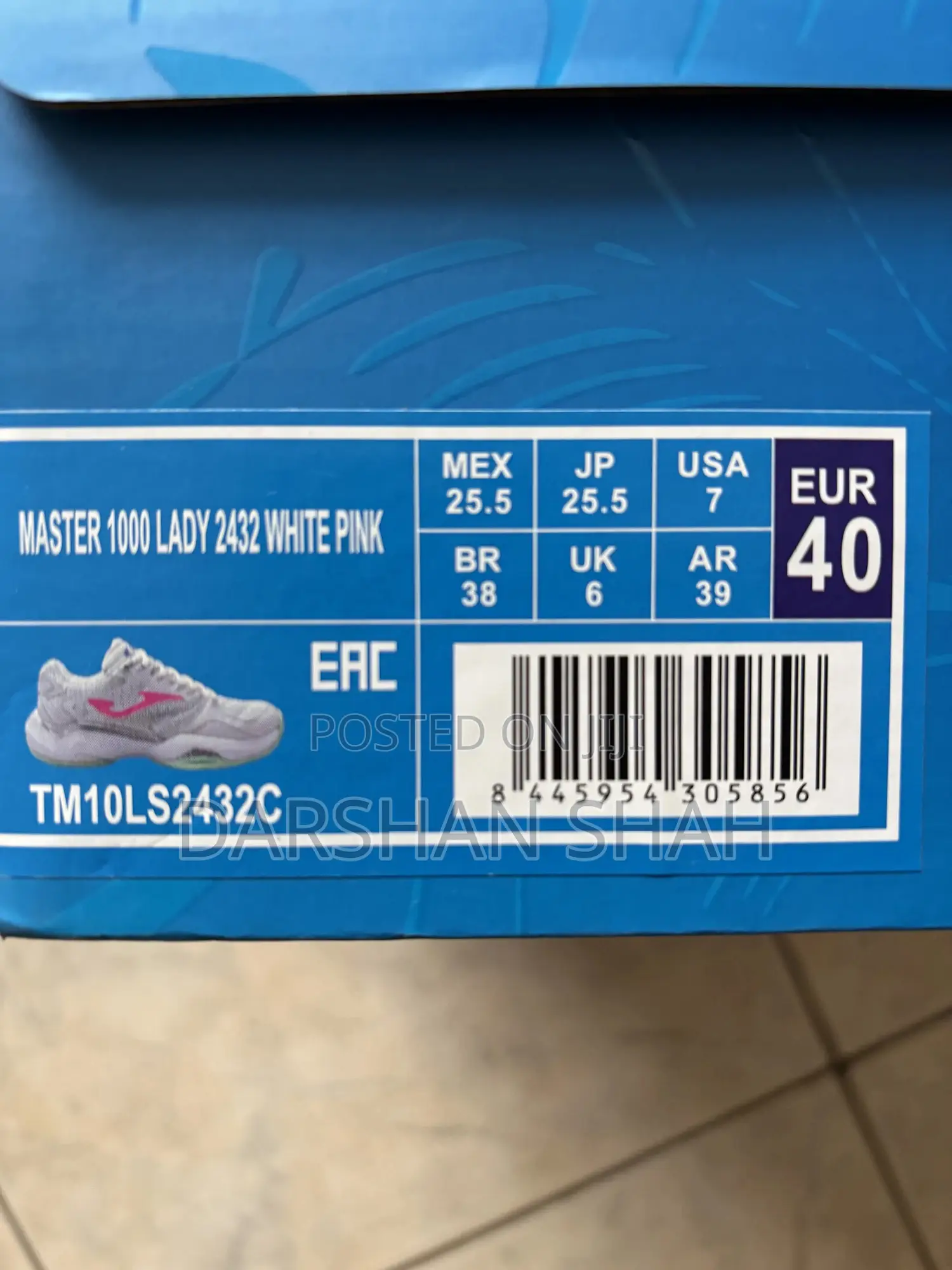 Ladies Indoor Sports Shoes Size 40