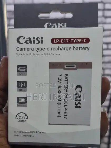 Caisi Lp -E17 Type C Battery