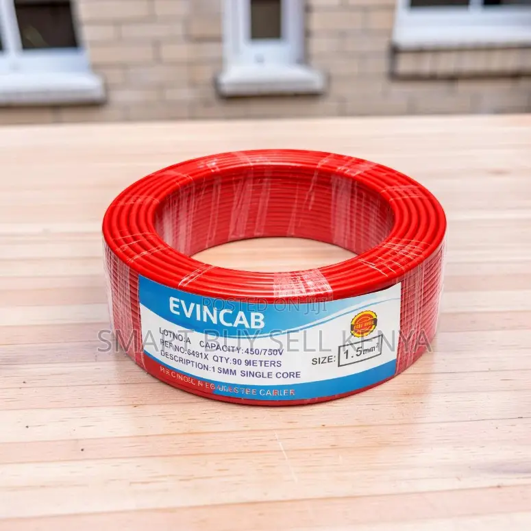 Evin 1.5mm Single Core Compact and Strong Roll Electrical Wiring Cable