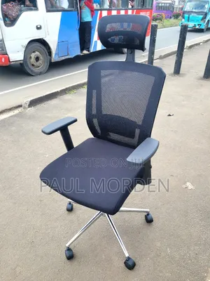 Executive Ergonomic Mesh Office Chair With Headrest