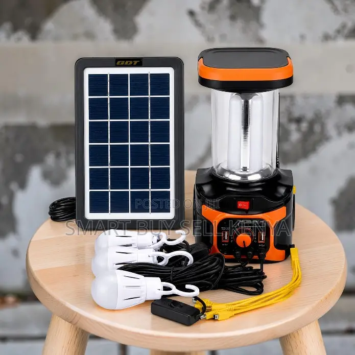 Dat-at 9016b Simple Setup Home Solar Lighting Kit With Mp3 Player