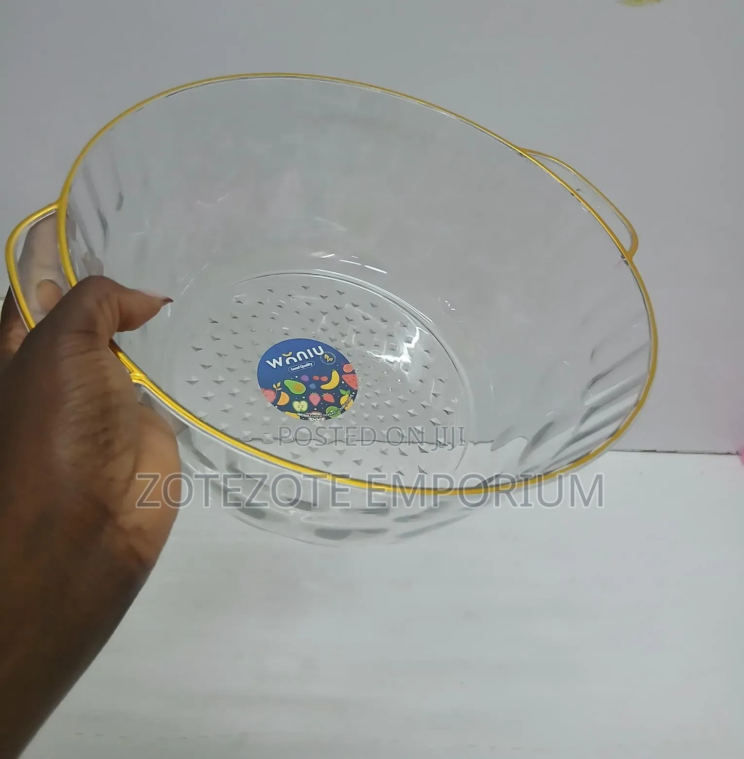 Acrylic Fruit/Salad Bowl