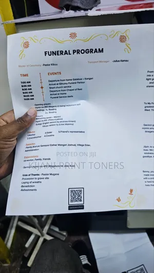 Top Notch Eulogy Printing Service