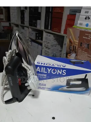 Ailyons 1000w Dry Iron Box With Stainless Soleplate