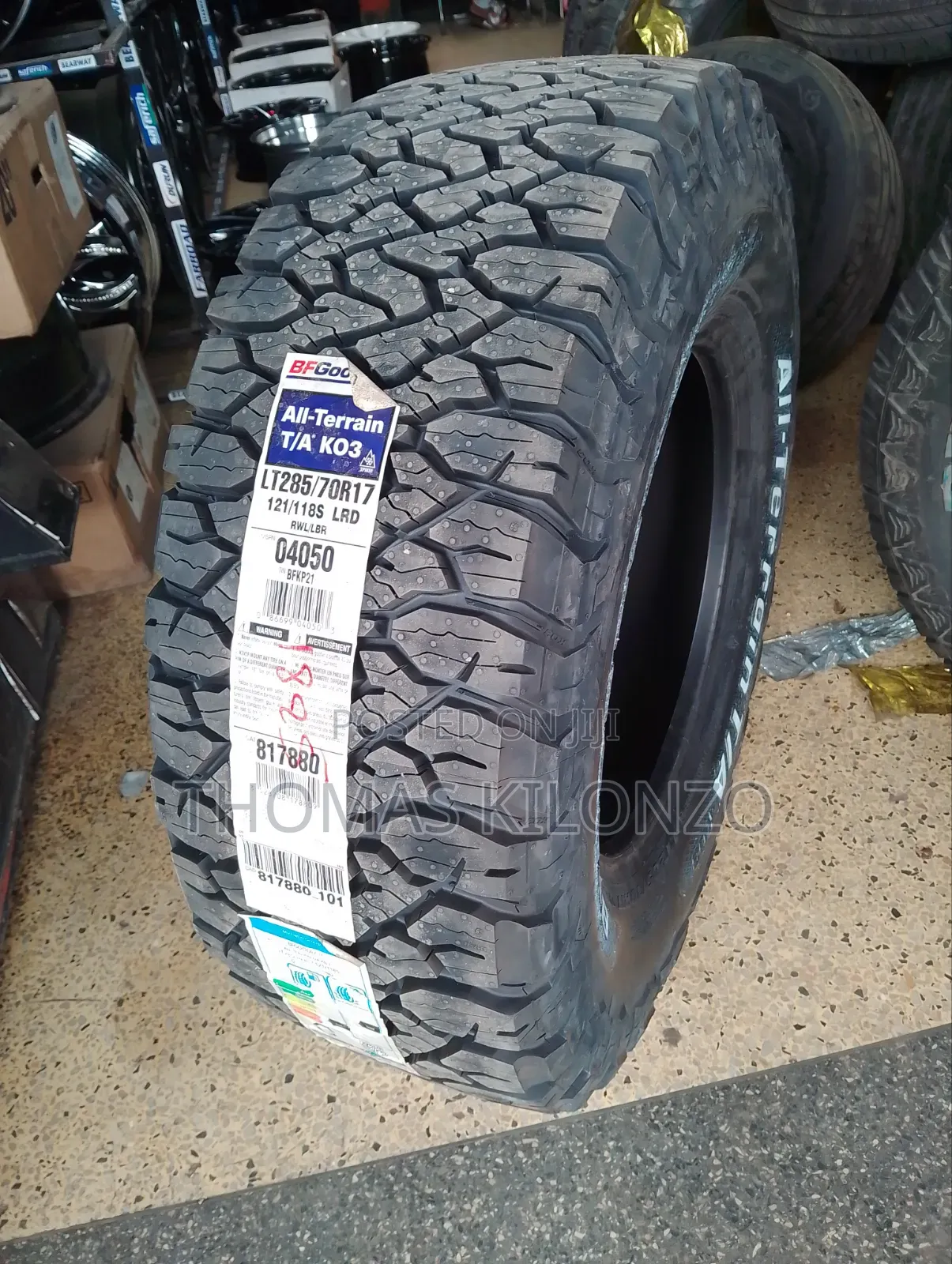 285/70r17 Bfgoodrich Tyres