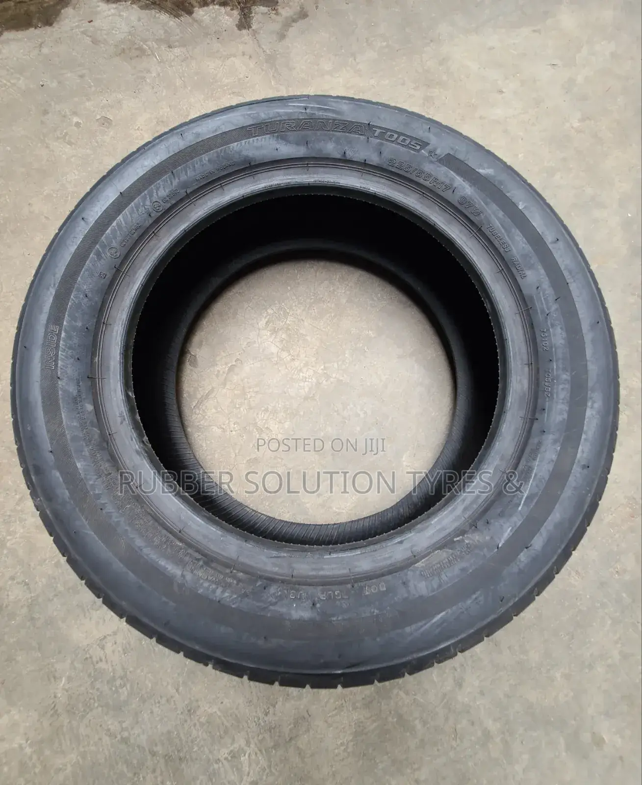 225 /55 R17 Bridgestone Tyres 97w Turunza T005