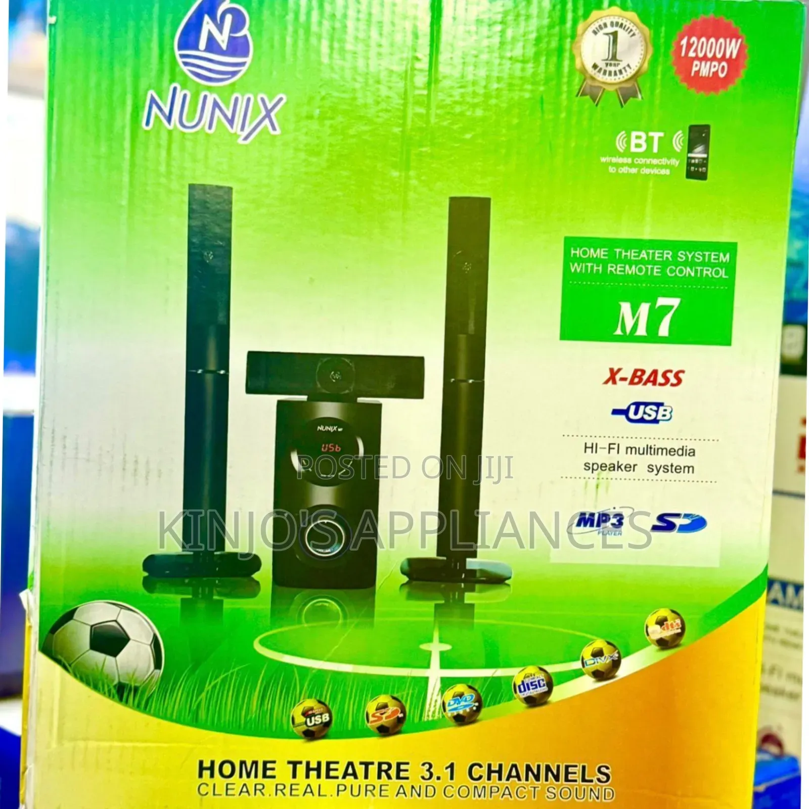 Nunix M7 Home Theater System Woofer