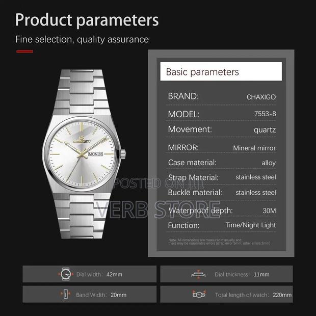 Chaxigo 7553 Minimalist Date Display - thumbnail 4