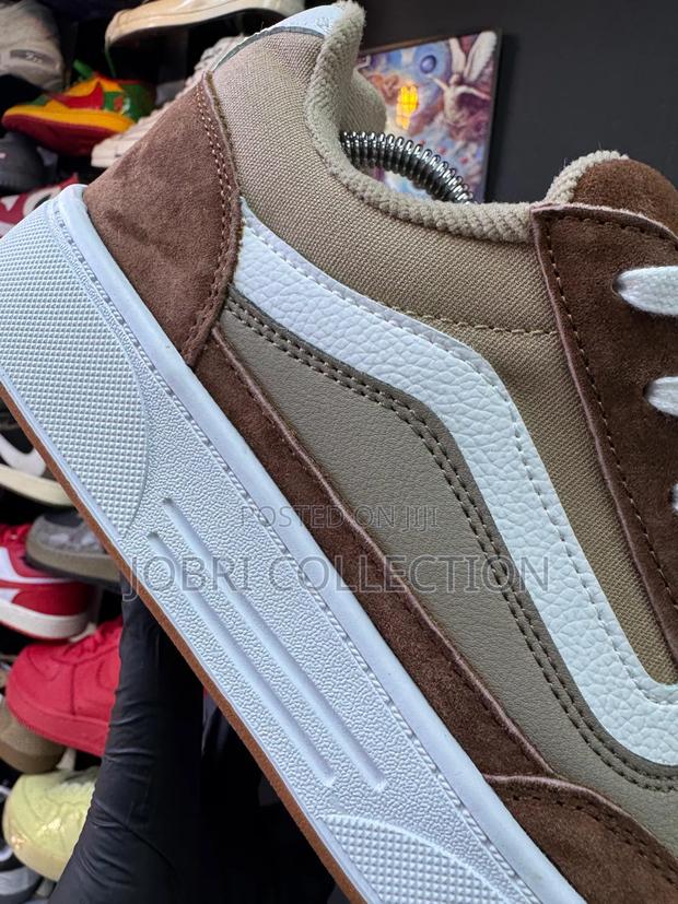 White Brown Vans Hylane Nineties Sneakers - thumbnail 5