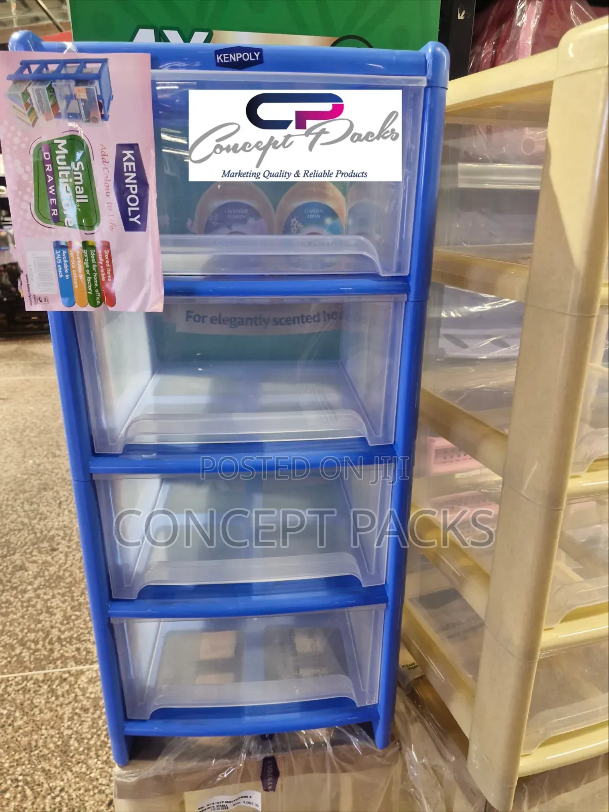 4 Stack Plastic Organizer Drawer.
