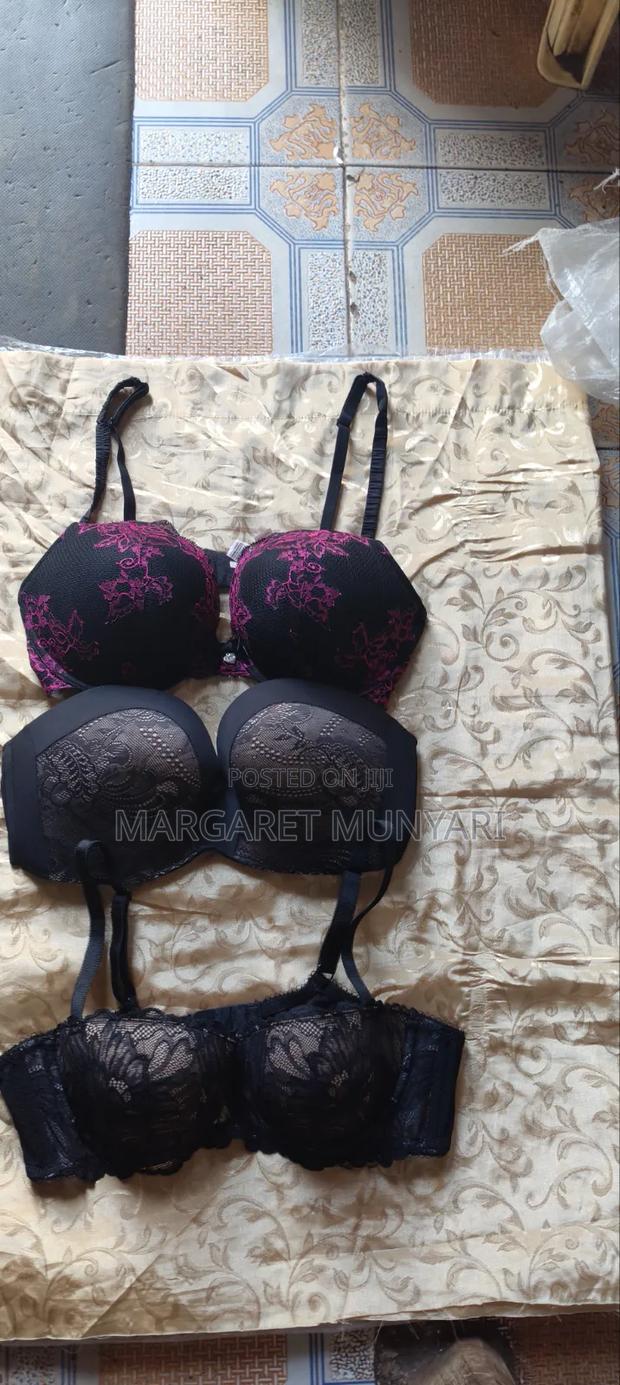 Marron and Black Bra - thumbnail 2