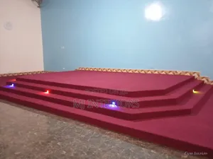 Red Wall to Wall Carpets for Altar