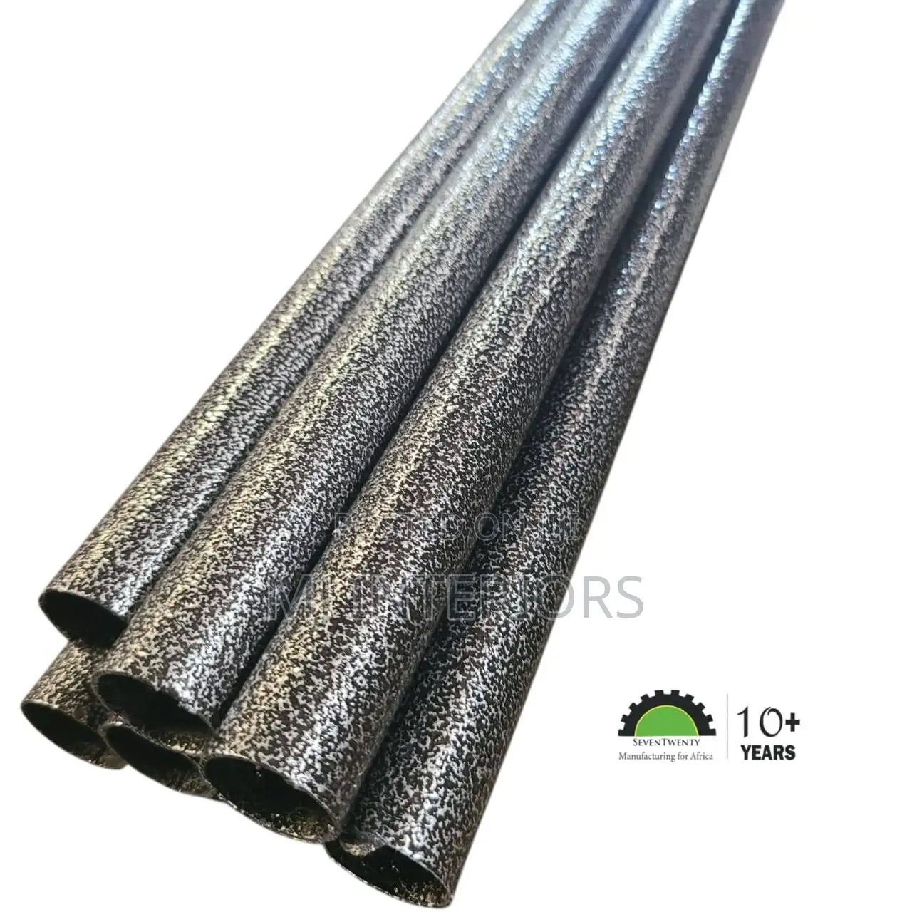 Jua Kali White Powder Coated Rods