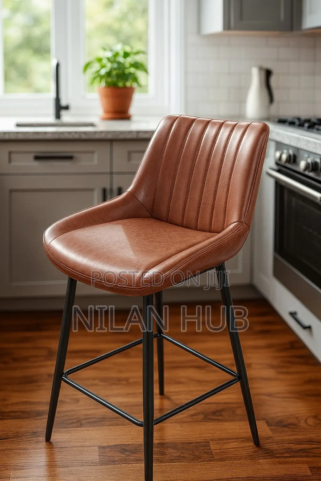 Leather Bar Stool