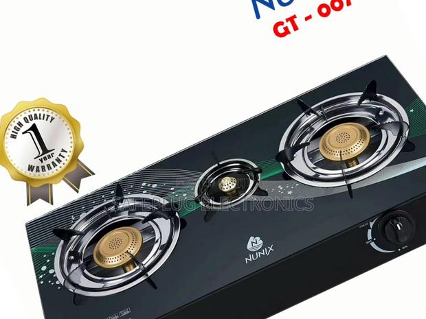 Nunix 3 Burner Glass Cooker – Cook in Style