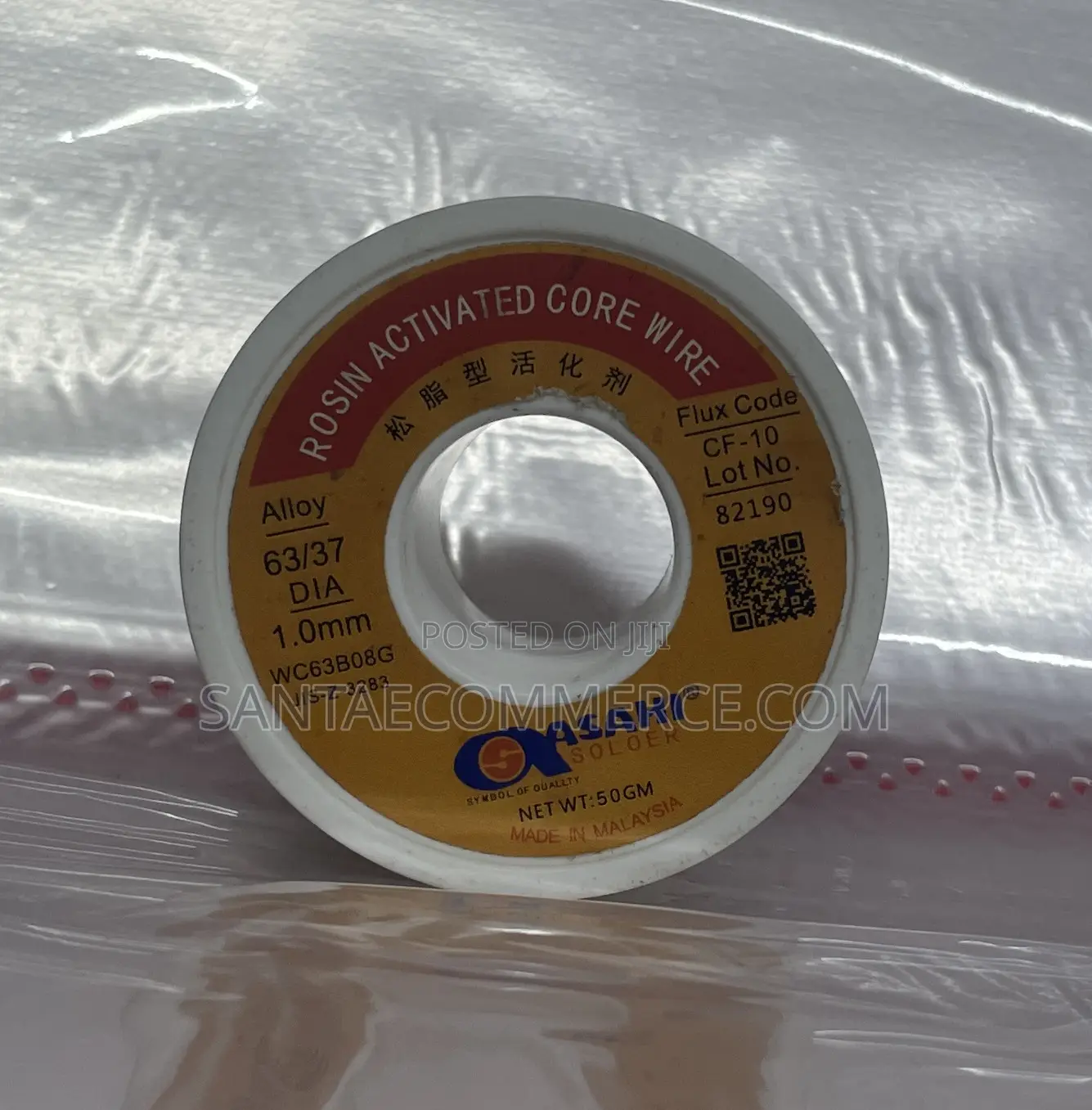 Asahi 50g 63 37 Rosin Activated Core Solder Wire