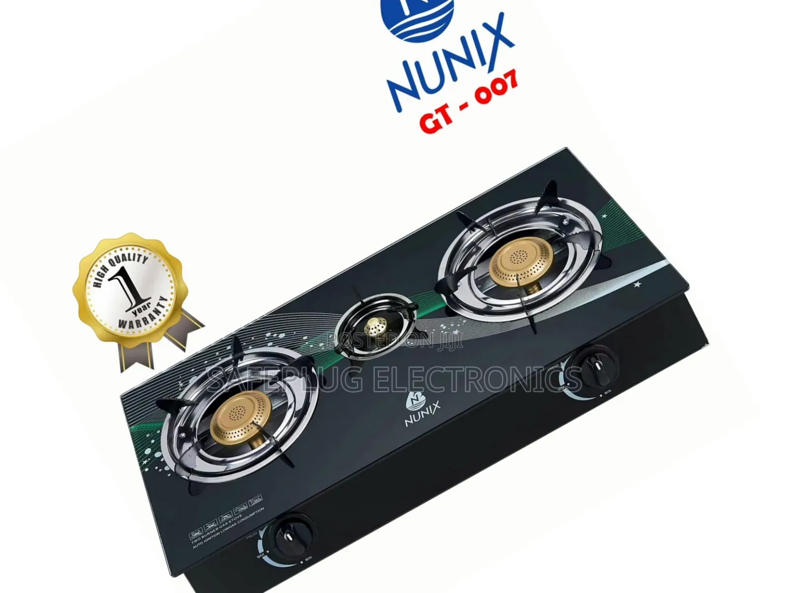  Upgrade Your Kitchen With Nunix 3 Burner Glass Cooker