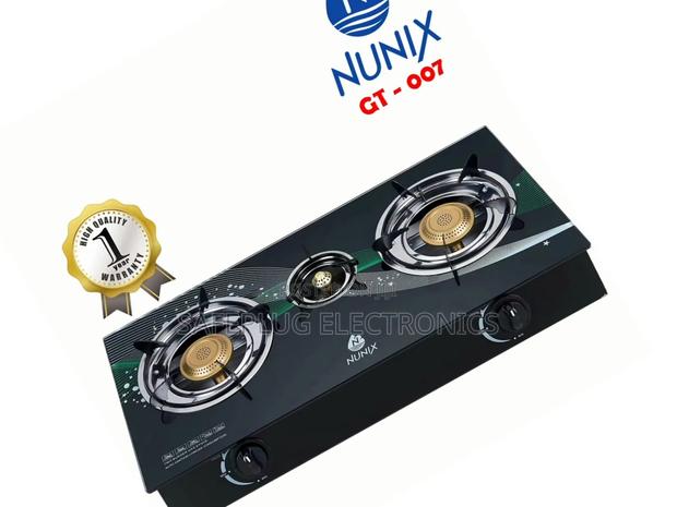  Upgrade Your Kitchen With Nunix 3 Burner Glass Cooker - main view