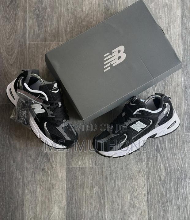 Classic New Balance 530 Black/Grey Sneakers Size 36-45