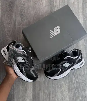 Classic New Balance 530 Black/Grey Sneakers Size 36-45