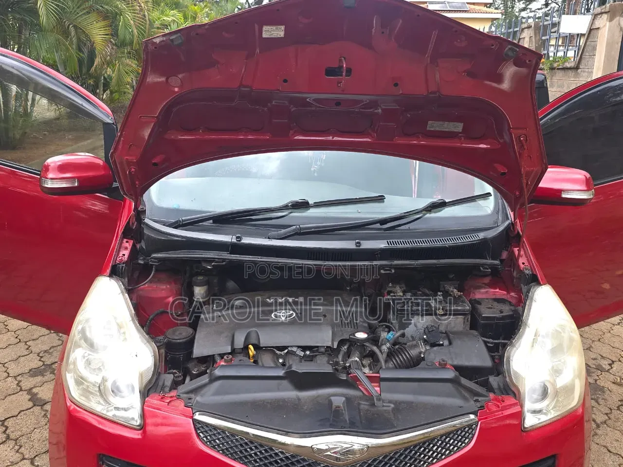 Toyota Ractis 2008 Red