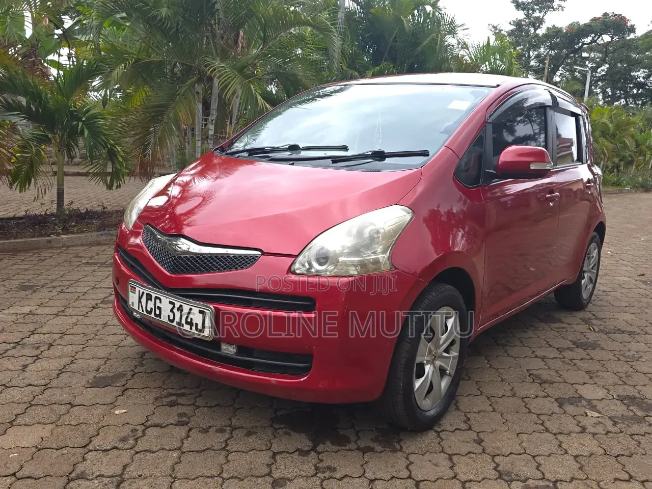 Toyota Ractis 2008 Red