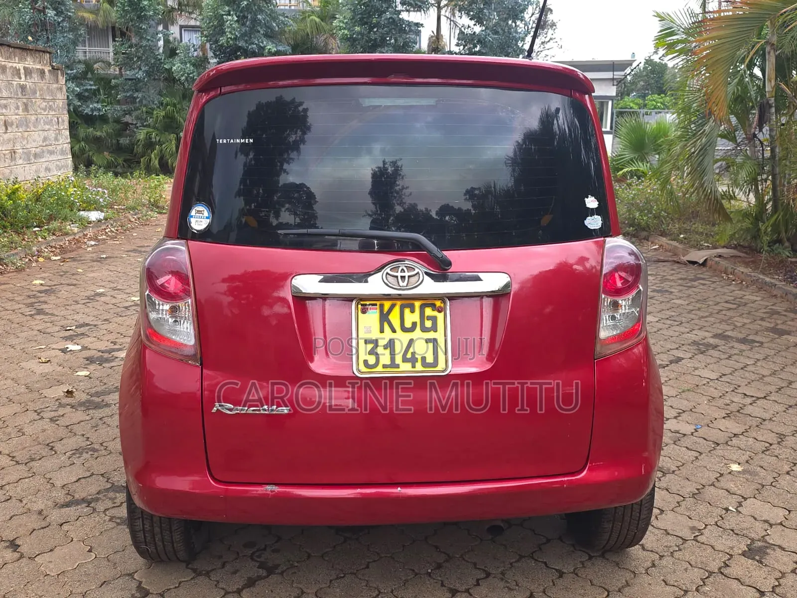 Toyota Ractis 2008 Red
