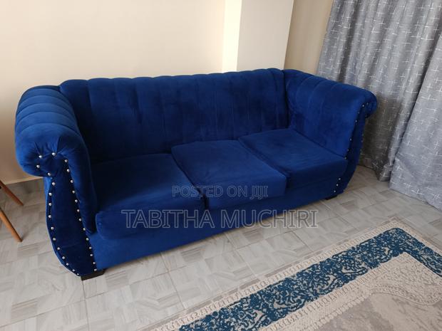 Used Blue 3 Seater -Kiambu
