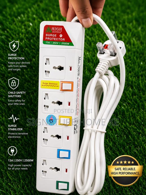 High Astra Extension With Surge Protector - main view