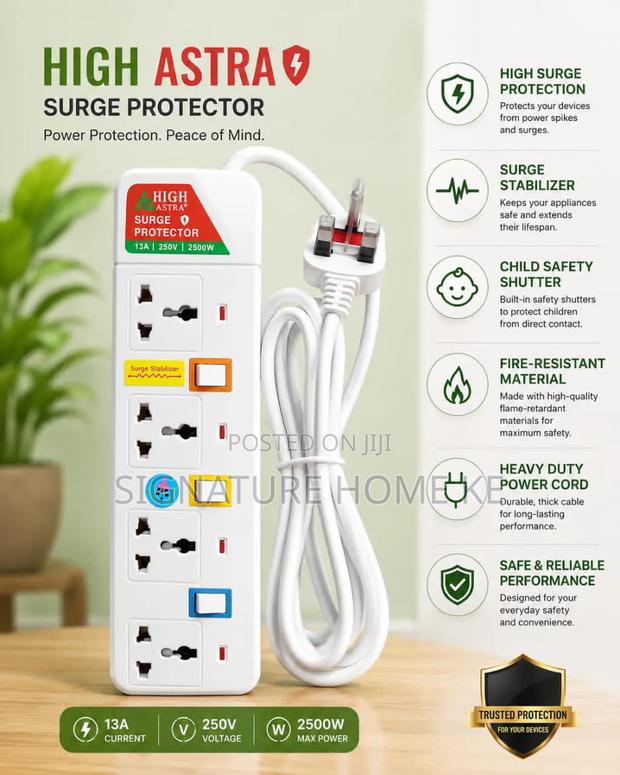 High Astra Extension With Surge Protector - thumbnail 2