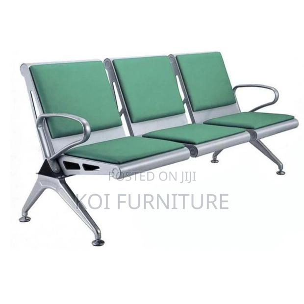Office Benches Three Seaters Leather Reception Office Benches - thumbnail 4